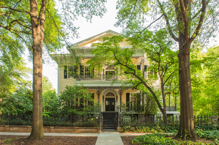 Front view of the Lace House