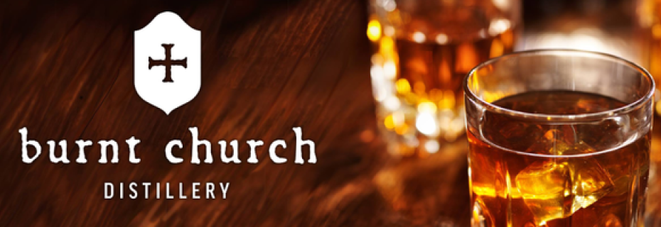 Burnt Church Distillery logo.
